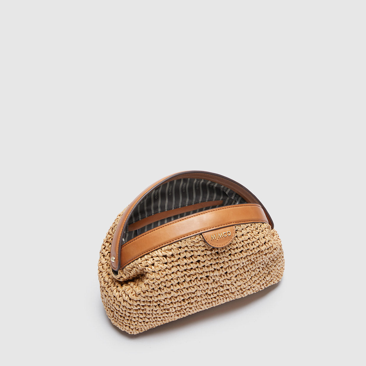 Bloom Clutch Evening Bag - Natural