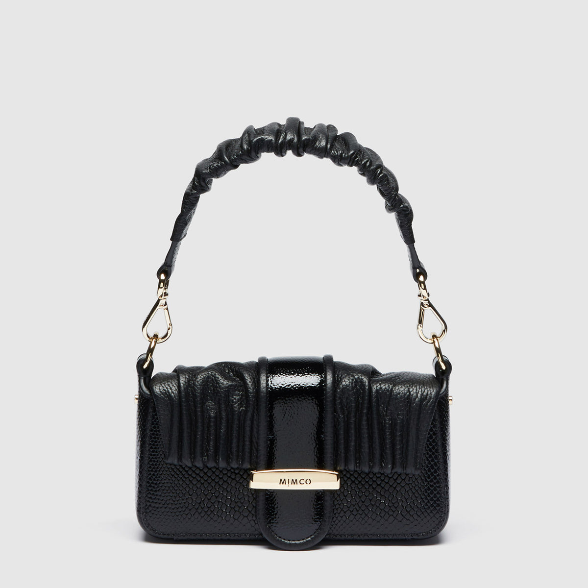 Drama Shoulder Bag - Black Light Gold