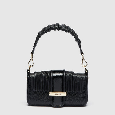 Drama Shoulder Bag - Black Light Gold