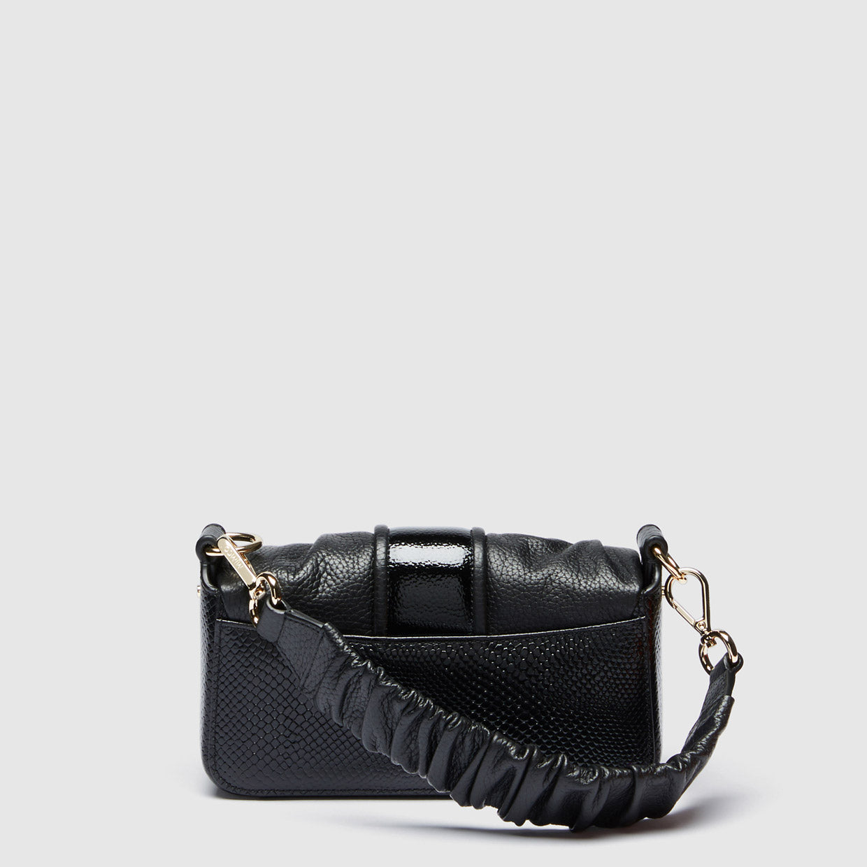 Drama Shoulder Bag - Black Light Gold