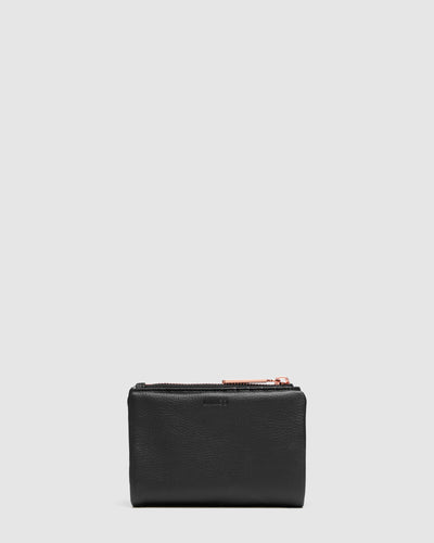 Mim-Mazing Medium Wallet - Black Rose Gold