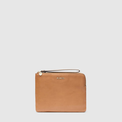 Classico Medium Pouch - Caramel