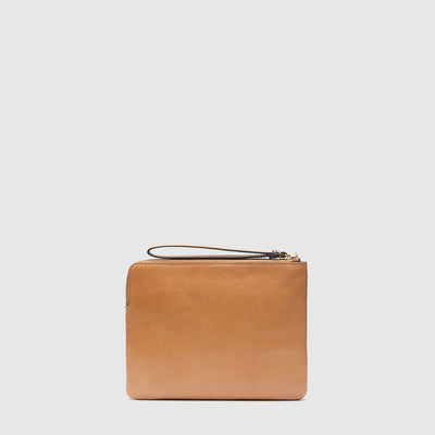 Classico Medium Pouch - Caramel