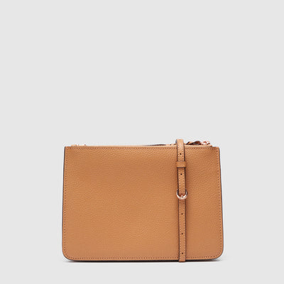 Electro Sling Cross Body Bag - Caramel