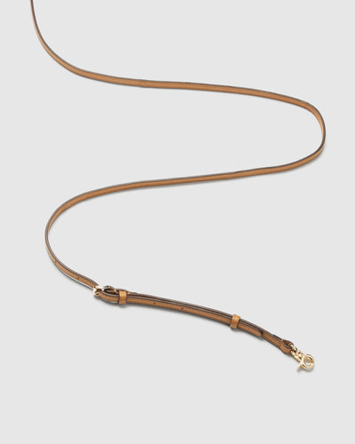 Link Crossbody Bag Strap 8mm - Caramel