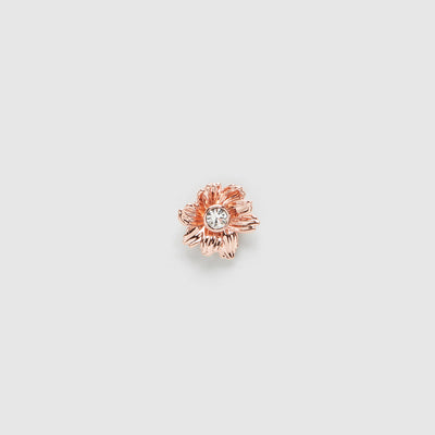 flora stud earring - Rose Gold