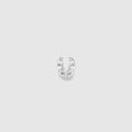 so lucky single stud earring - Silver