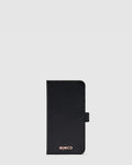 Classico Flip Case for iPhone 12 Pro Max - Black Rose Gold