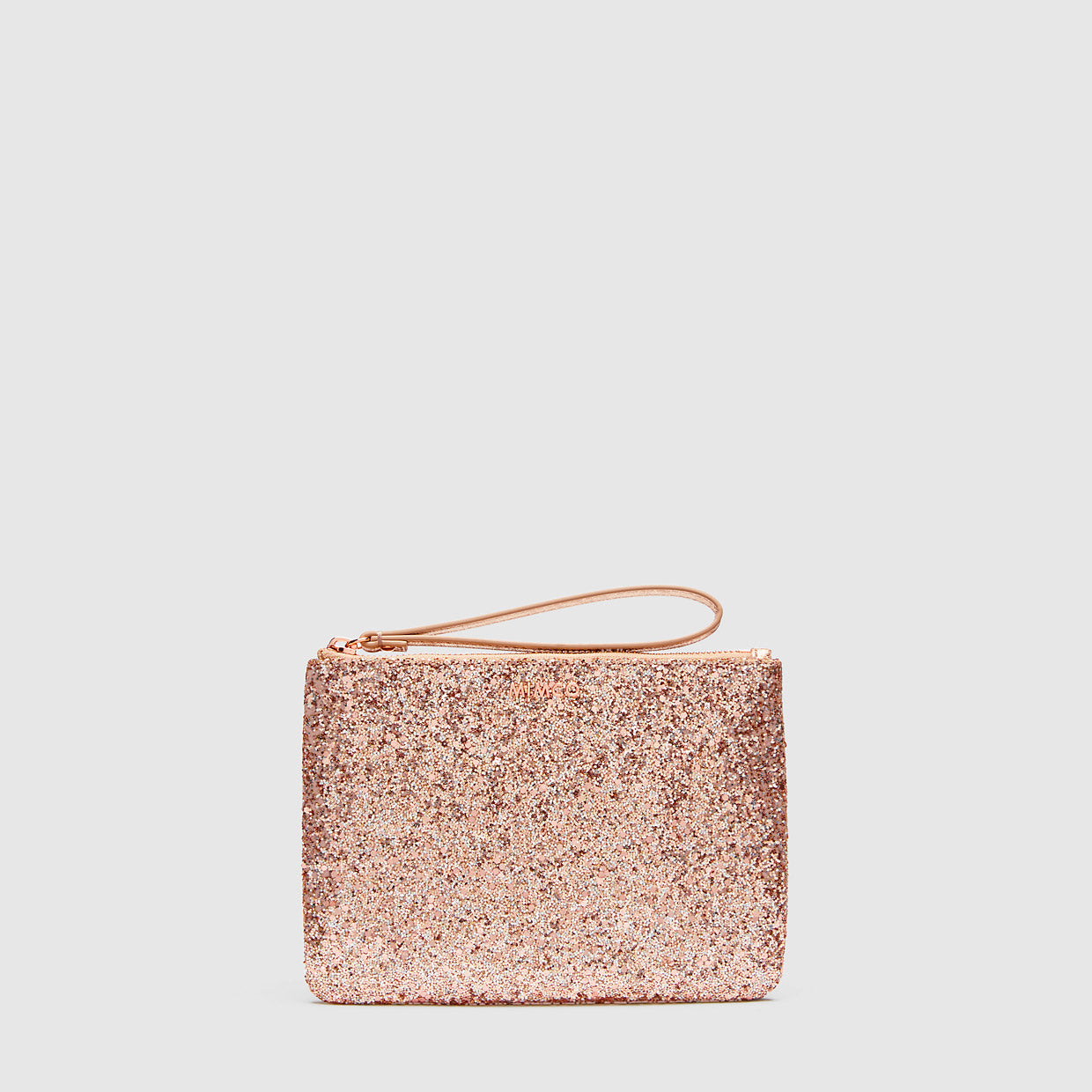Glitz Medium Pouch - Almond
