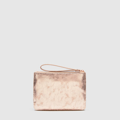Glitz Medium Pouch - Almond