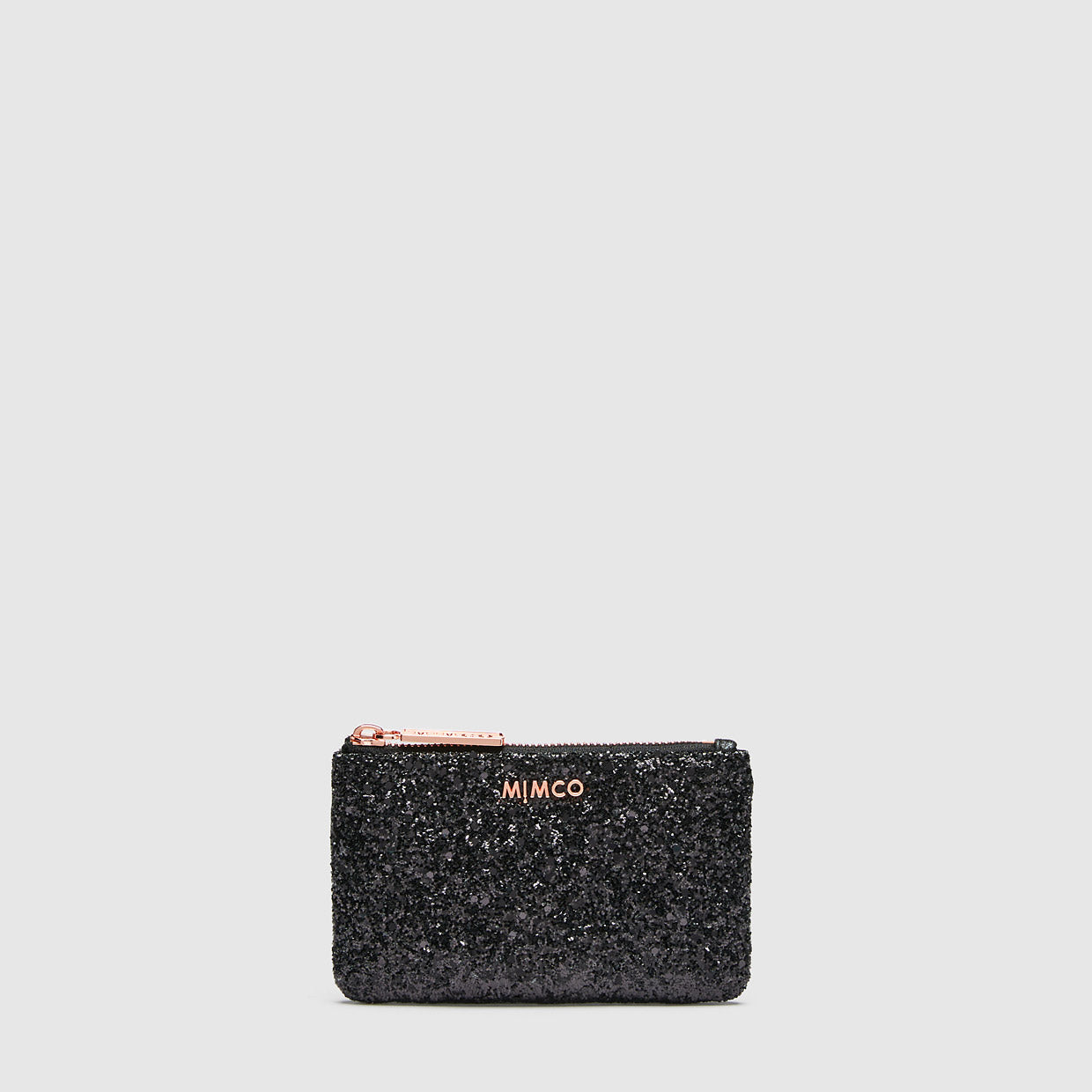Glitz Pouch - Black Rose Gold