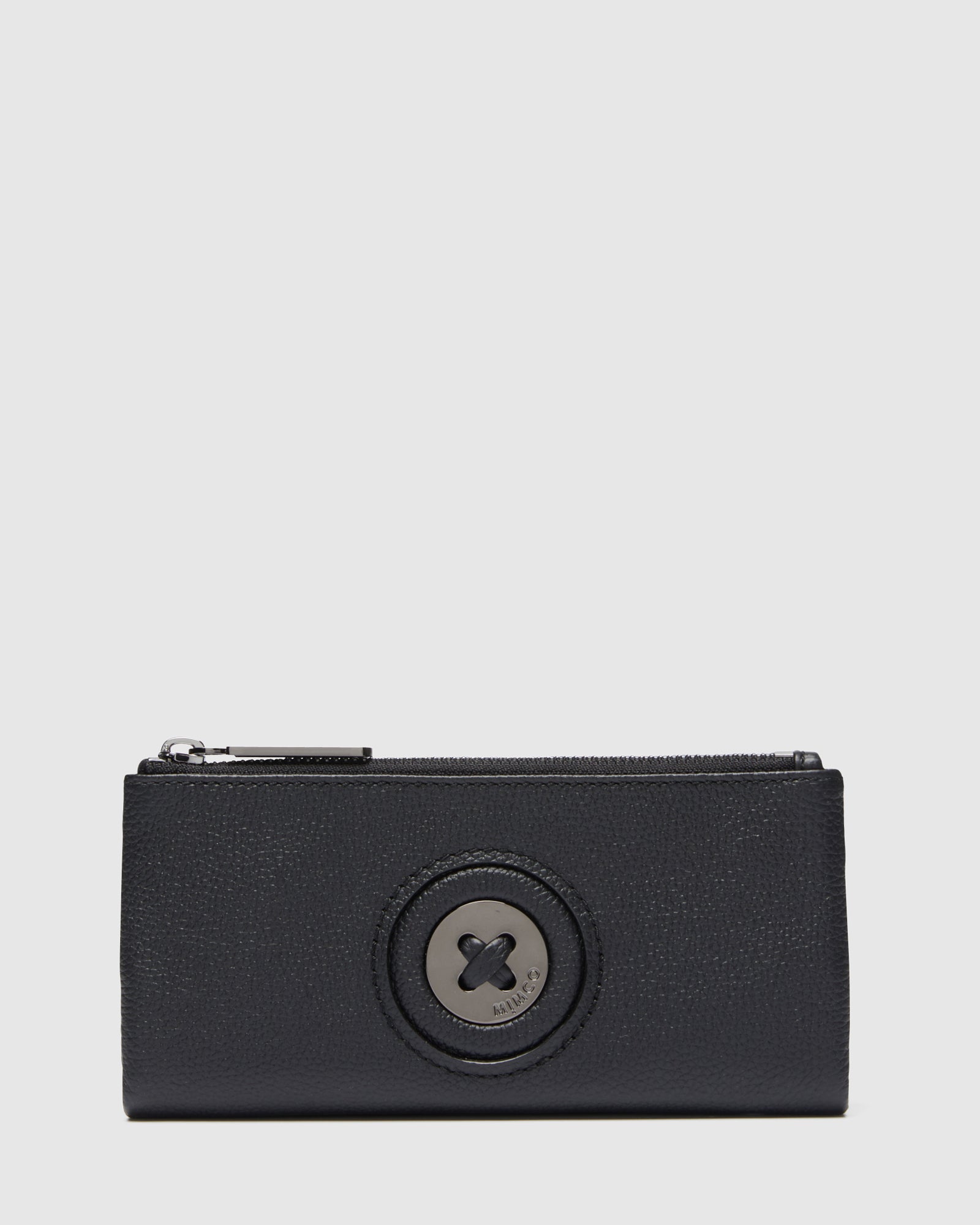Mim-Mazing Large Wallet - Black Gunmetal
