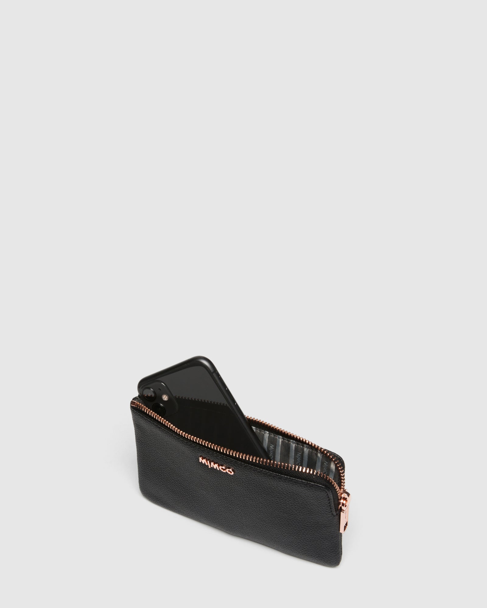 Classico Pouch - Black Rose Gold