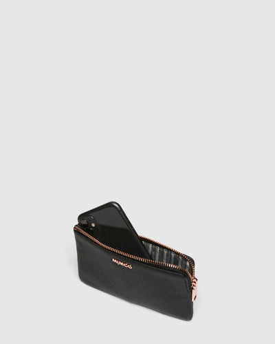 Classico Pouch - Black Rose Gold