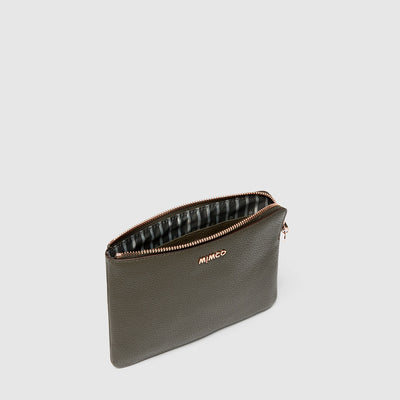 Classico Medium Pouch - Moss Green