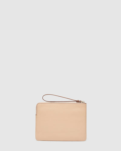 Classico Medium Pouch - Almond