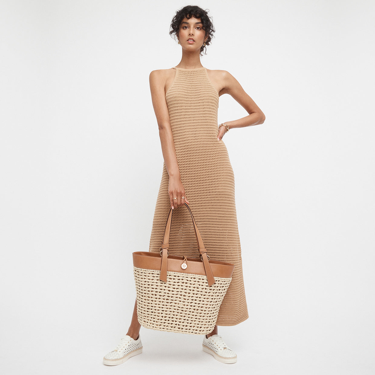 Intwine Tote Bag - Caramel