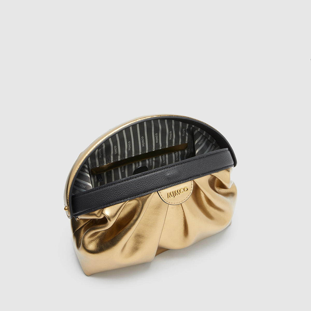 Bloom Clutch Evening Bag - Old Gold