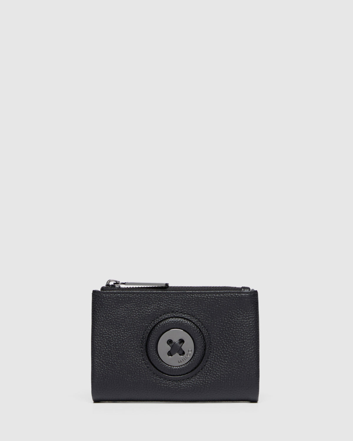 Mim-Mazing Medium Wallet - Black Gunmetal