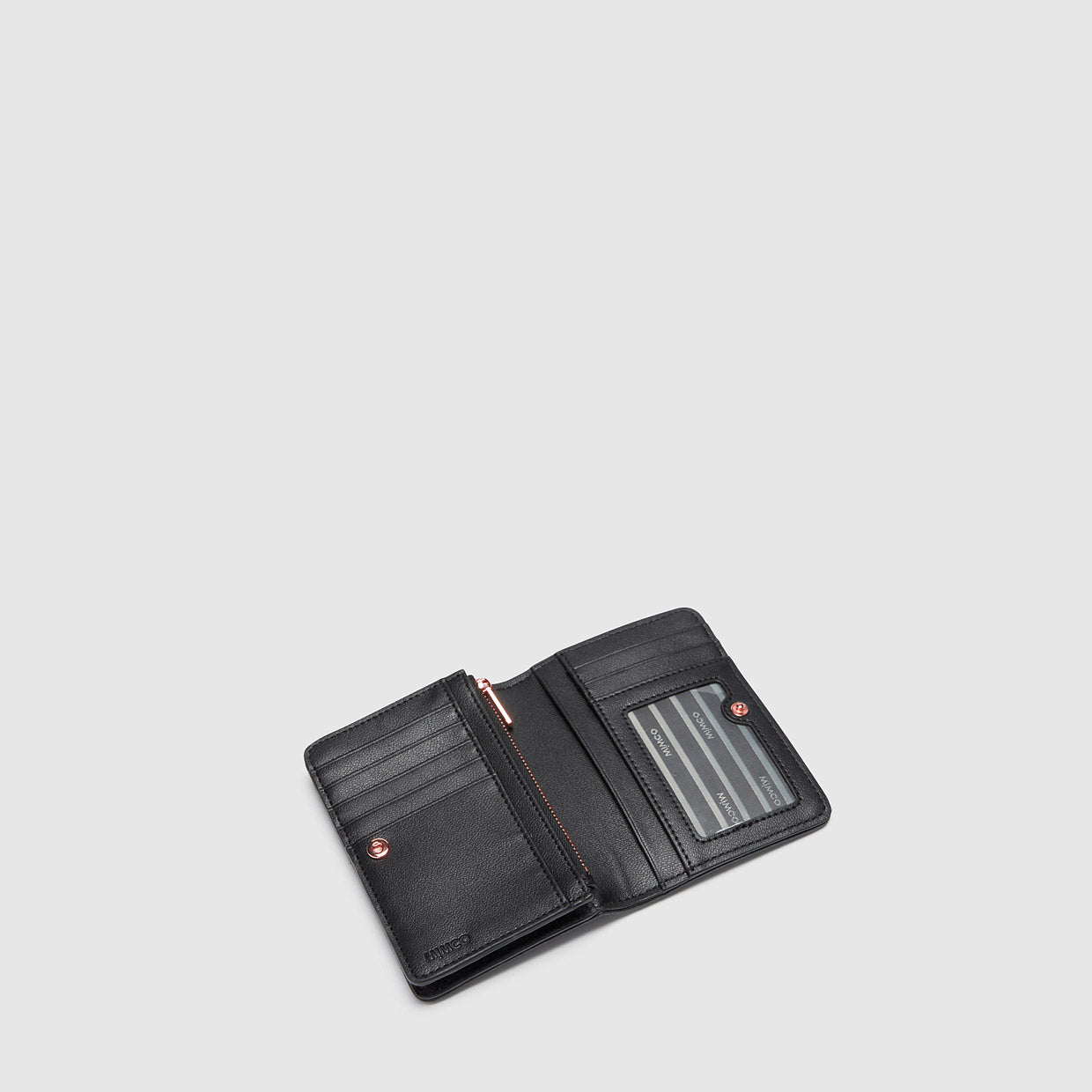 Bliss Medium Wallet - Black Rose Gold