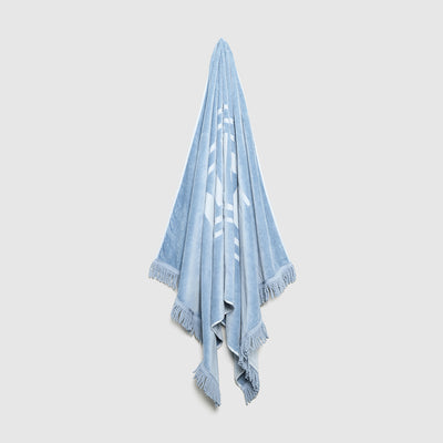 Mim-Beach Towel - Steel Blue