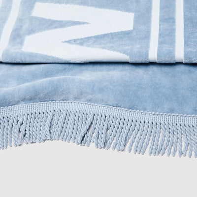 Mim-Beach Towel - Steel Blue