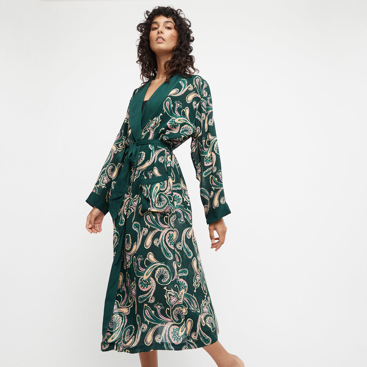 Siren Robe - Opal Green