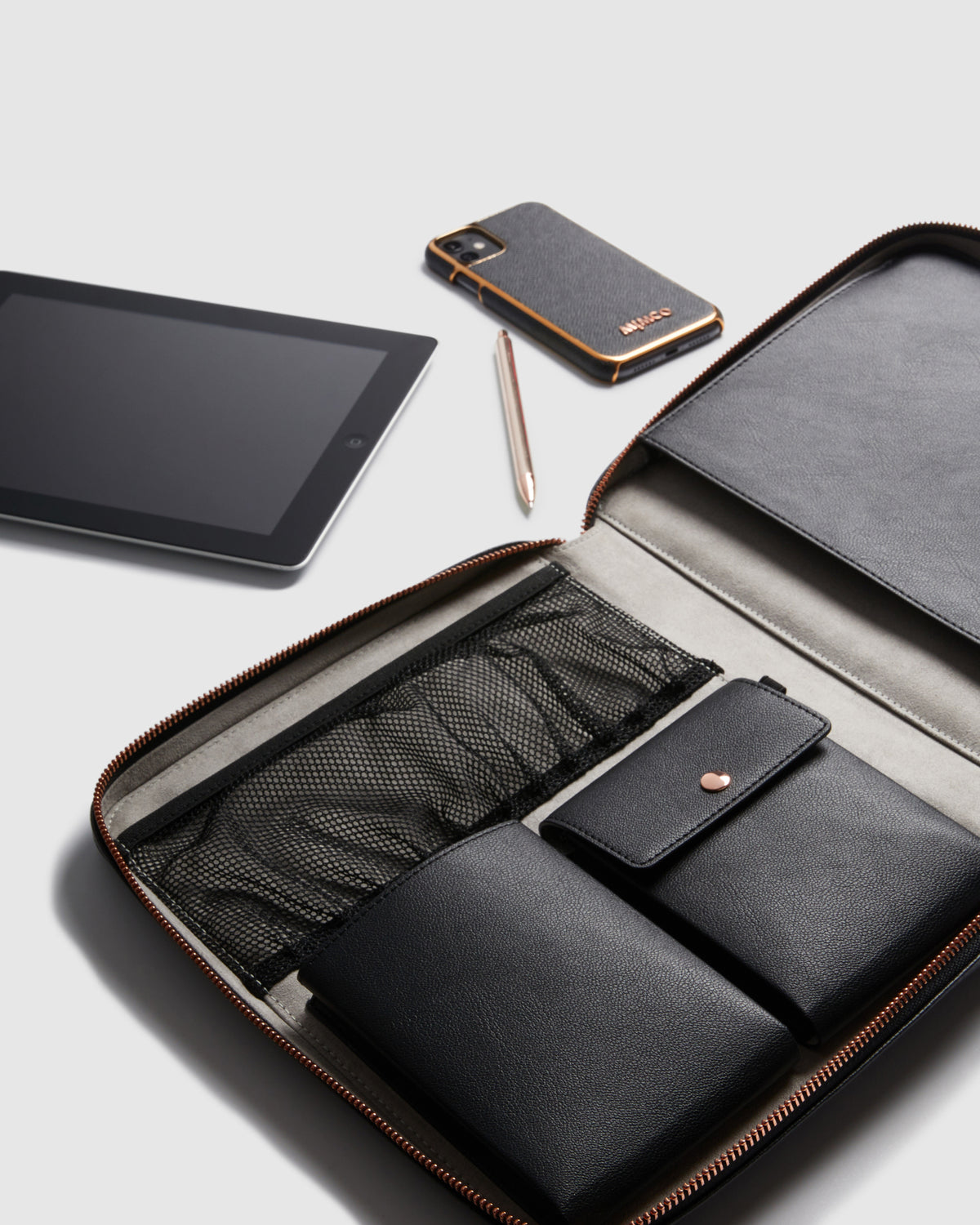 Classico Work Case - Black Rose Gold