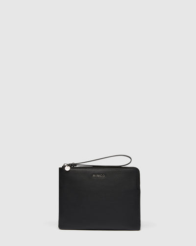 Classico Medium Pouch - Black Gunmetal