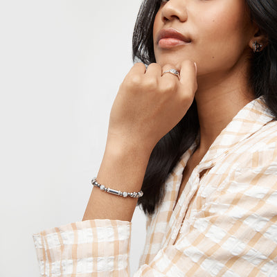 Halo Bracelet - Silver