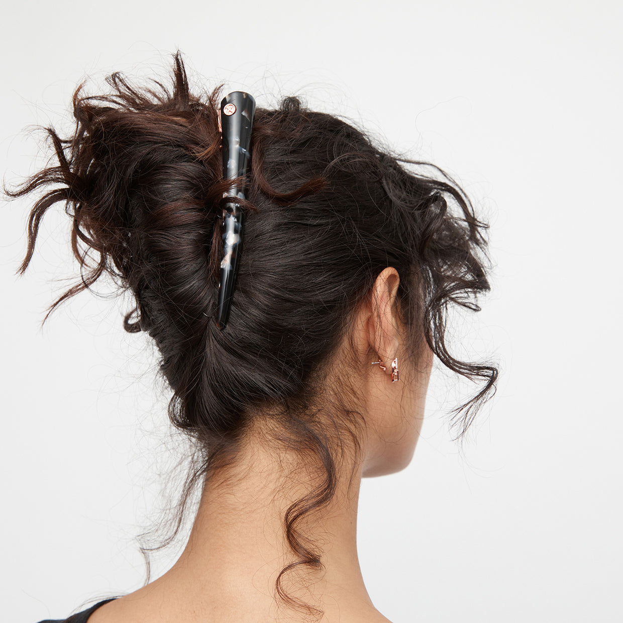 Miss Mim Concord Hair Clip - Black Pearl