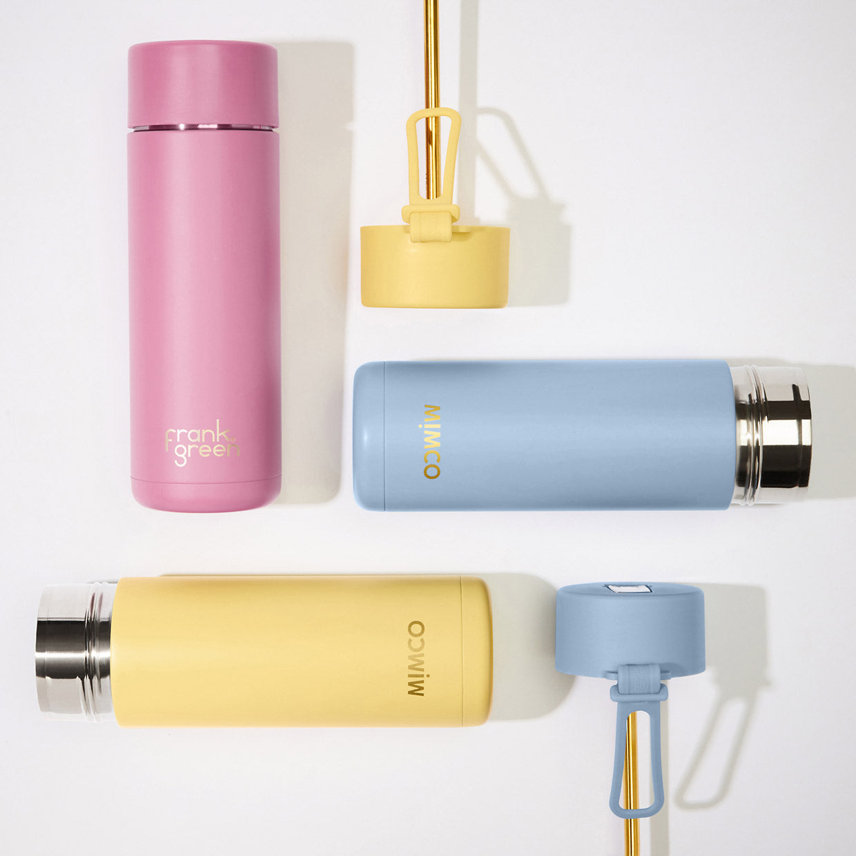 MIMCO x Frank Green Reusable Water Bottle - Steel Blue