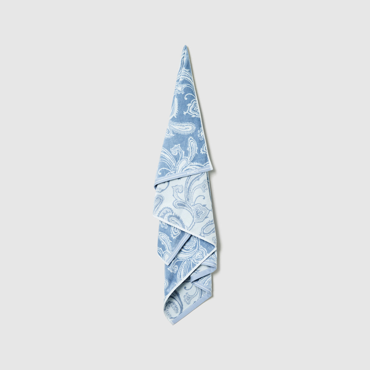 siren bath towel - Steel Blue