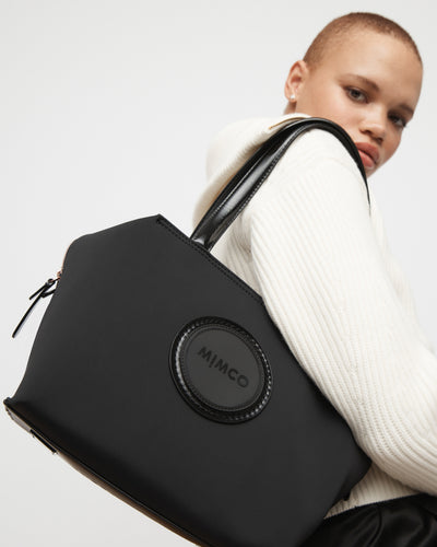 Serenity Mini Tote Bag - Black Rose Gold