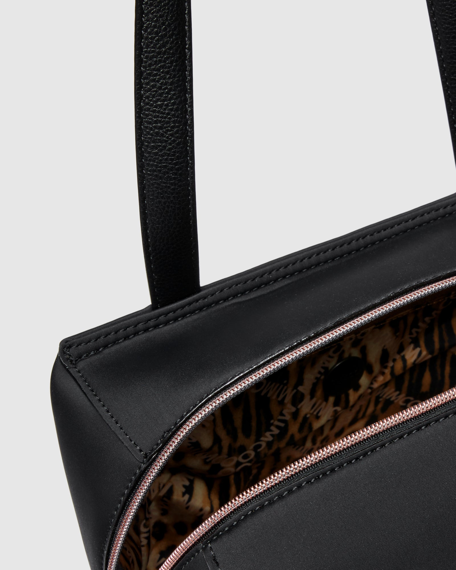 Serenity Mini Tote Bag - Black Rose Gold