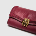 Animalia Extra Large Wallet - Ruby