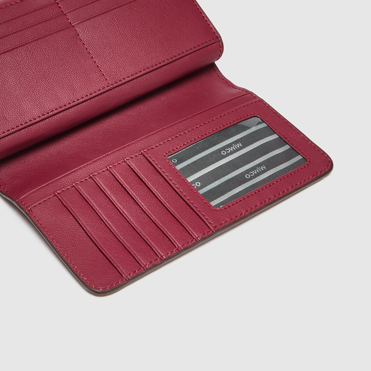 Animalia Extra Large Wallet - Ruby