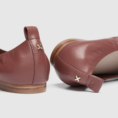 Realms Ballet Flats - Mocha