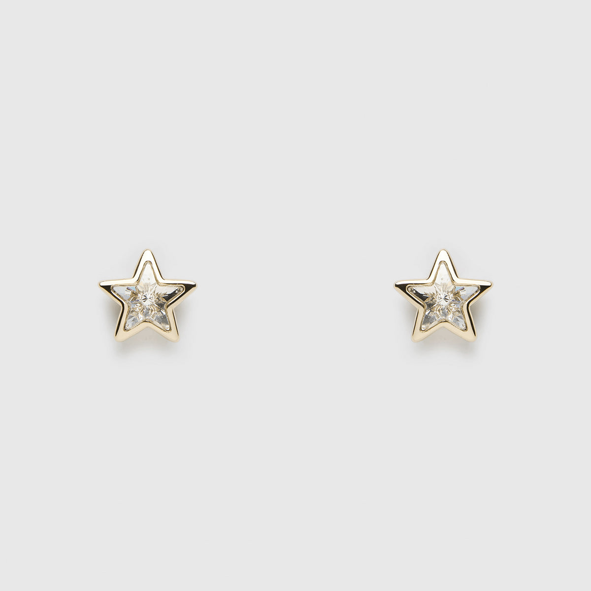 Mim-Star Stud Earrings - Gold