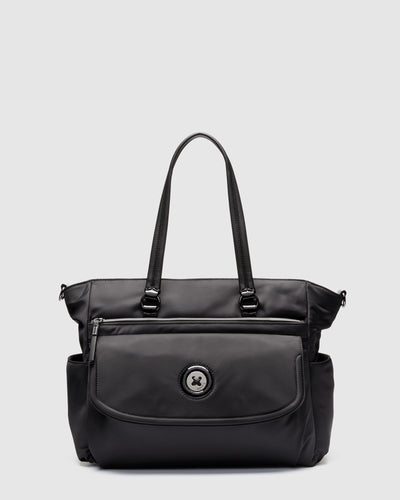 Mim-Mazing Baby Bag - Black Gunmetal