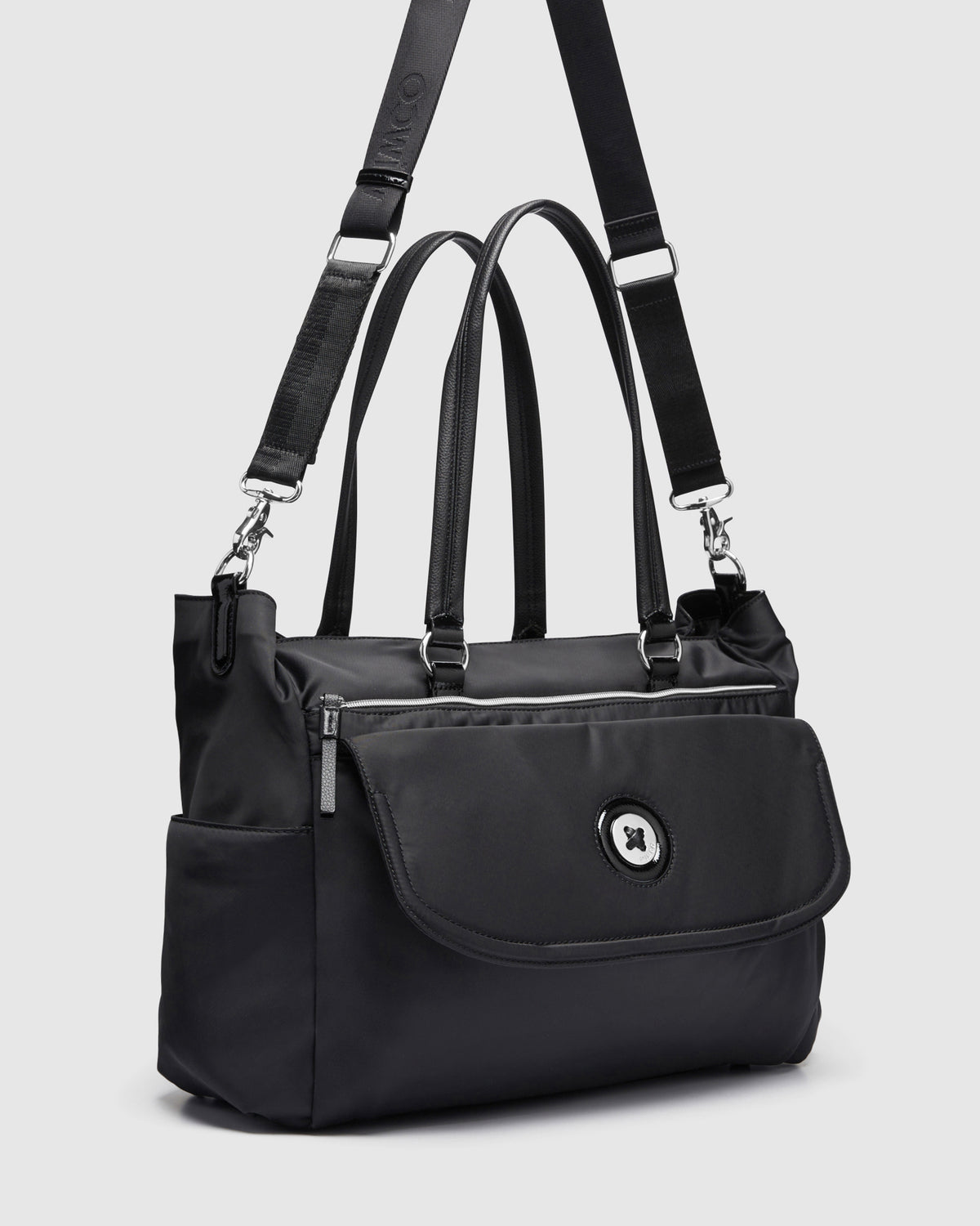 Mim-Mazing Baby Bag - Black Gunmetal