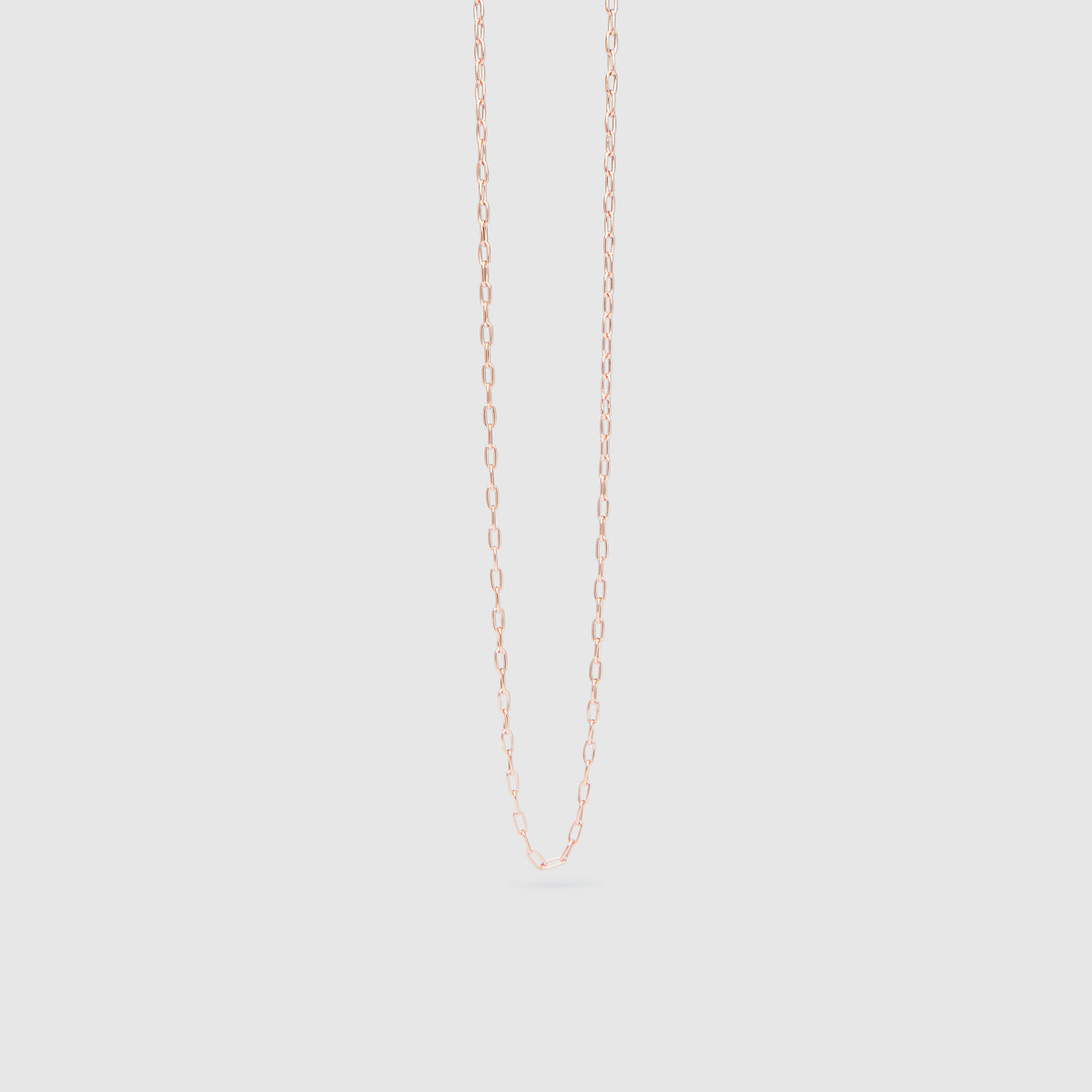 Connective Sterling Silver Necklace - Rose Gold