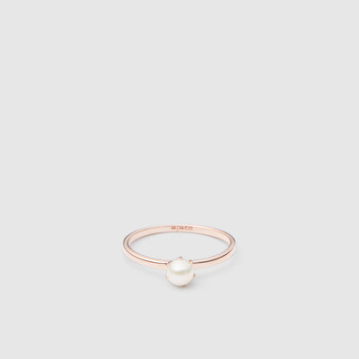 Radiant Sterling Silver Ring - Rose Gold