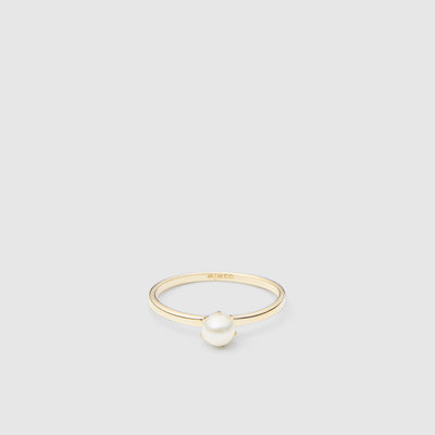 Radiant Sterling Silver Ring - Gold