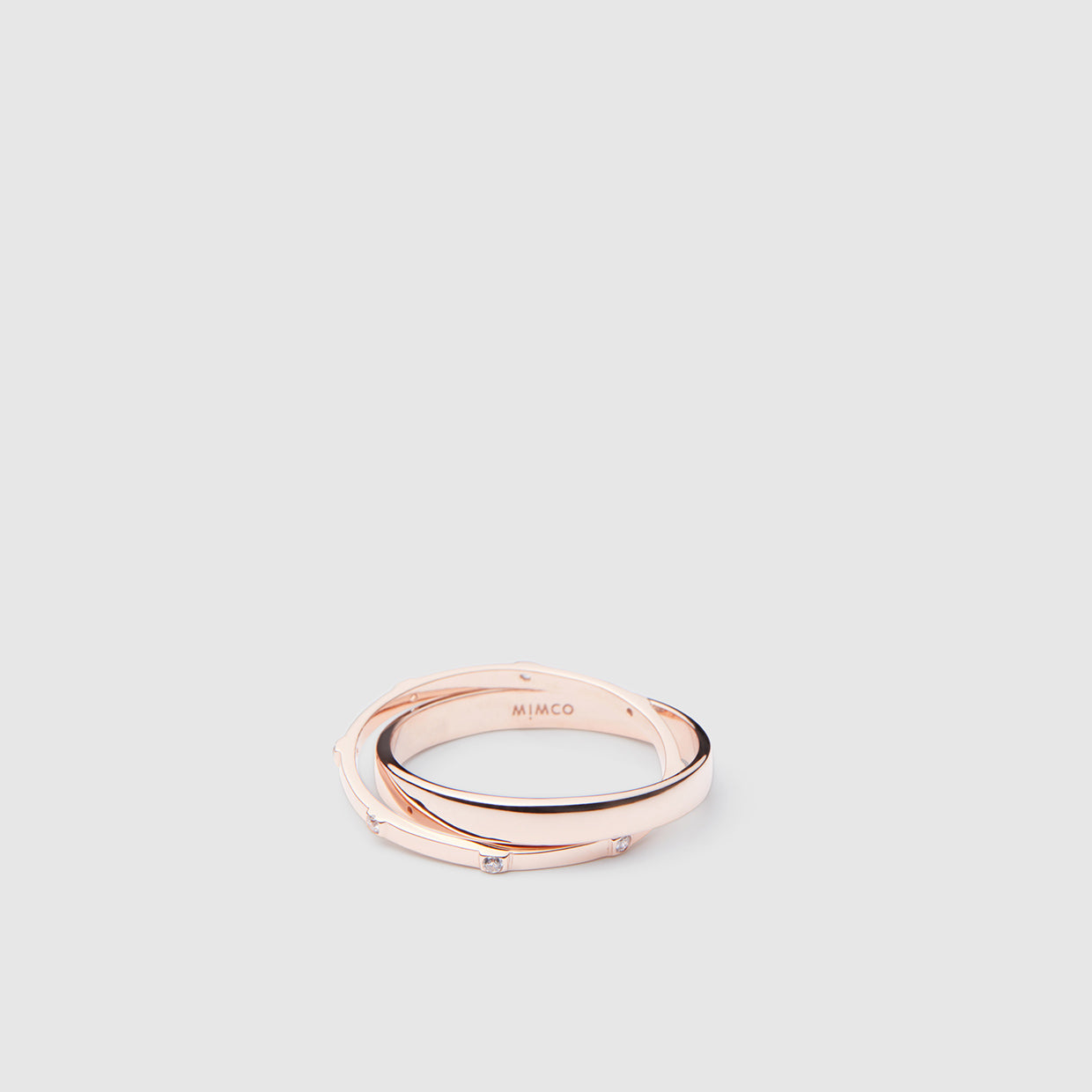 Aglow Sterling Silver Ring - Rose Gold