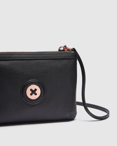Mim-Mazing Duo Cross Body Bag - Black Rose Gold