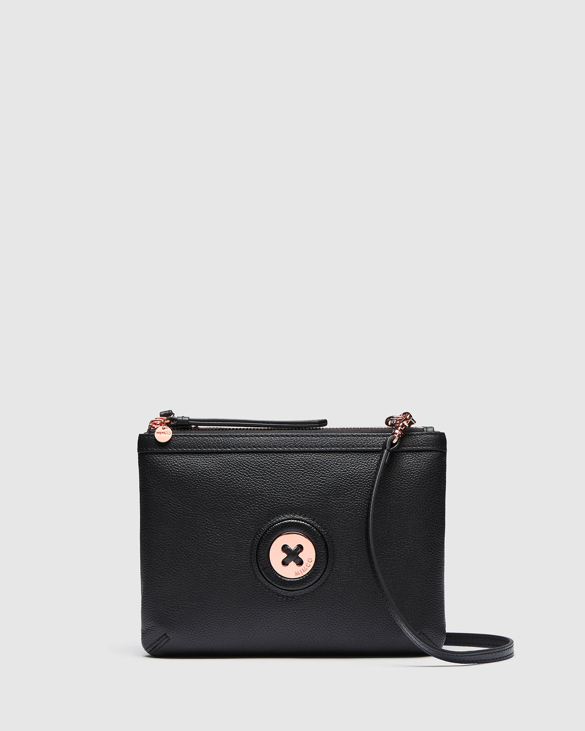 Mim-Mazing Duo Cross Body Bag - Black Rose Gold