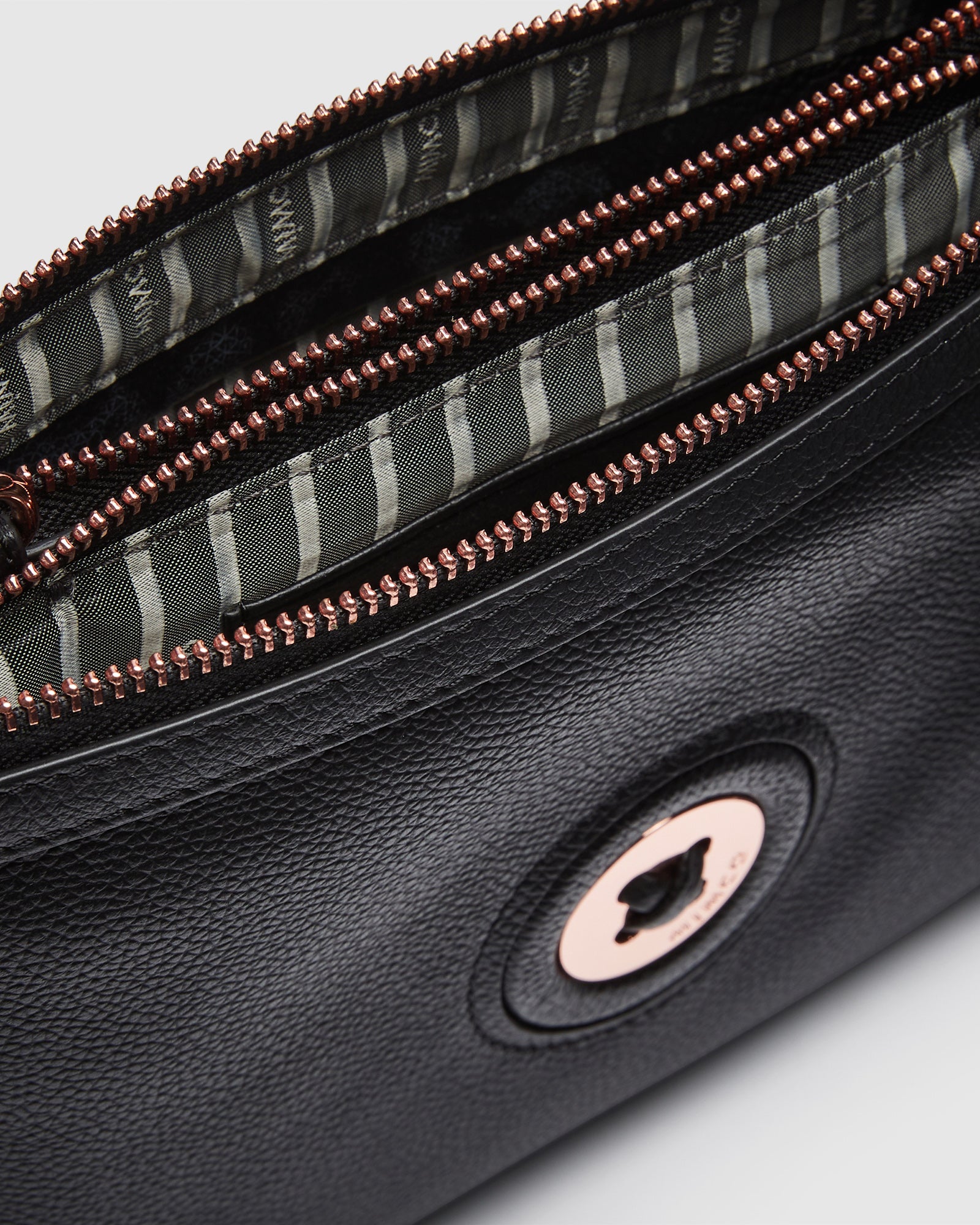 Mim-Mazing Duo Cross Body Bag - Black Rose Gold