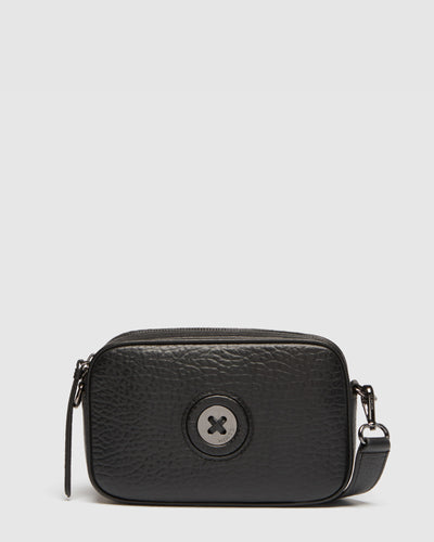 Mim-Mazing Crossbody Bag - Black Gunmetal
