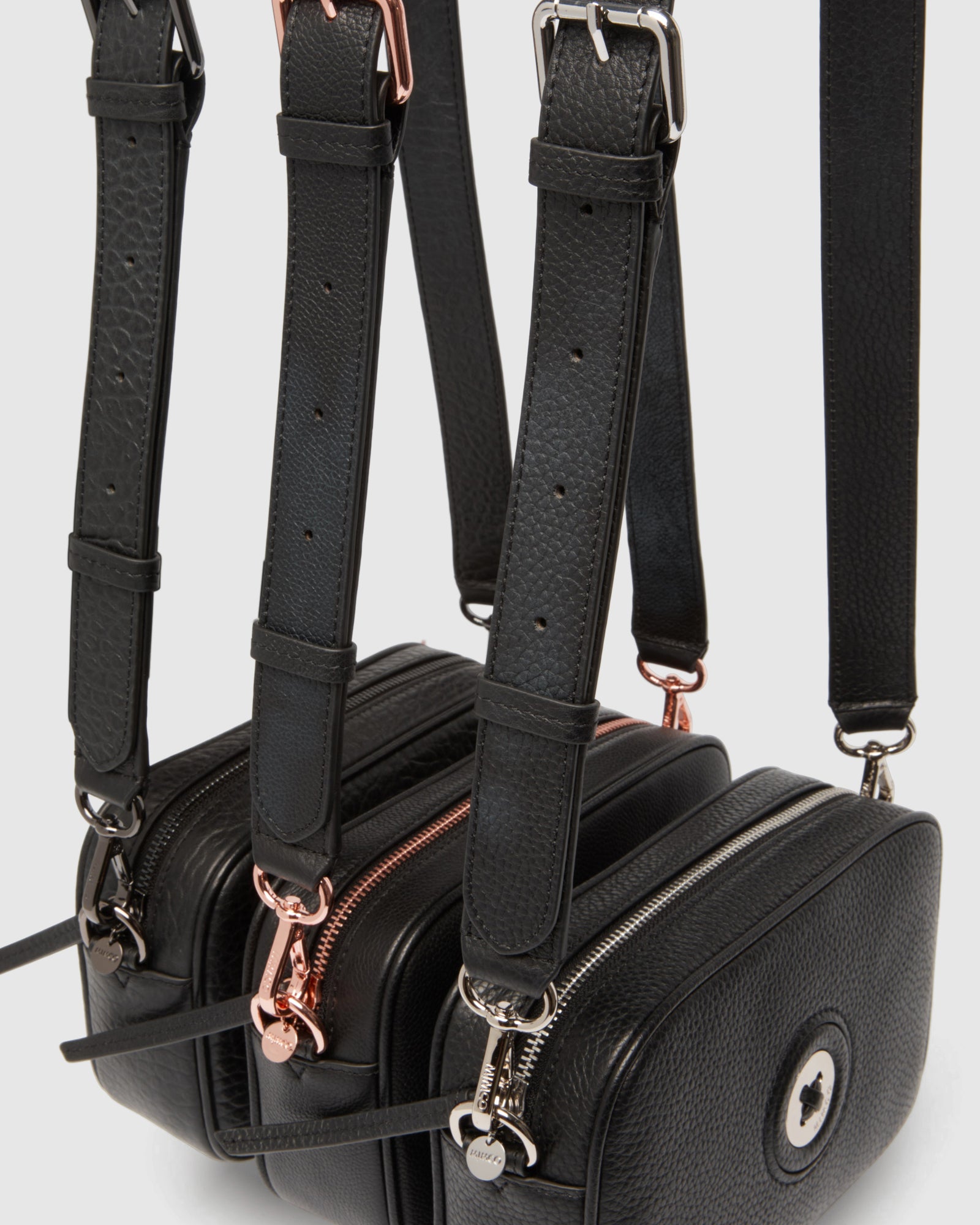 Mim-Mazing Crossbody Bag - Black Gunmetal